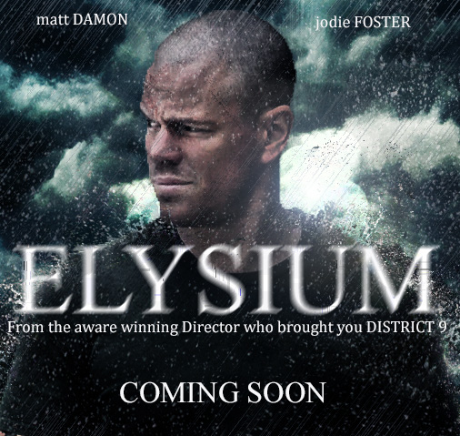 elysium  matt damon  Movie Poster poster