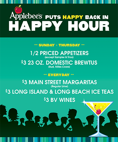 When Is Applebees Happy Hour - change comin