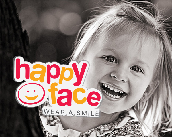logo Collateral children's clothing happy face