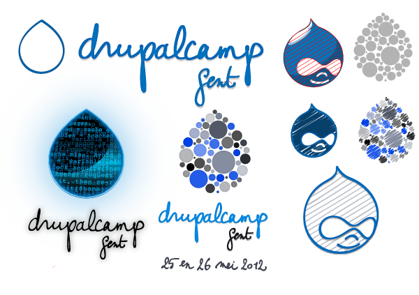 Drupal  drupalcamp  logo Website  site  colors  t-shirt