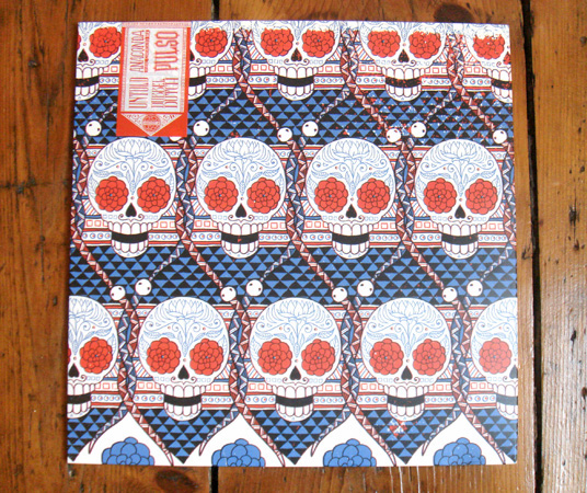 skull Mexican mexicana record sleeve untold Hemlock Dubbel Dutch hand-drawn typography pattern