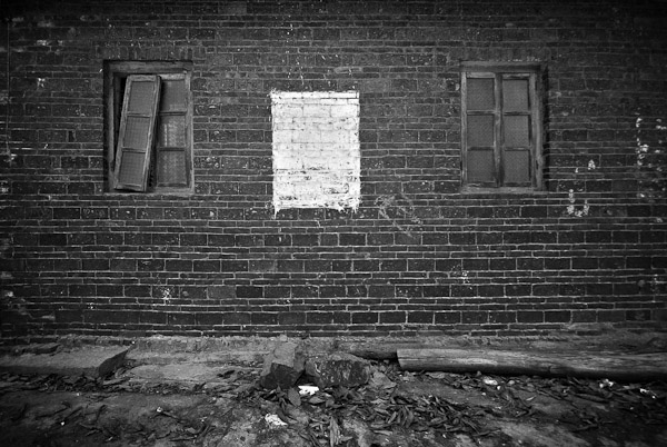 Street Urban decay building broken disused old rust Thrown disrepair neglect