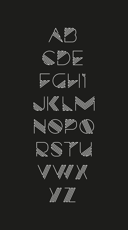 font eighties type Typeface thin