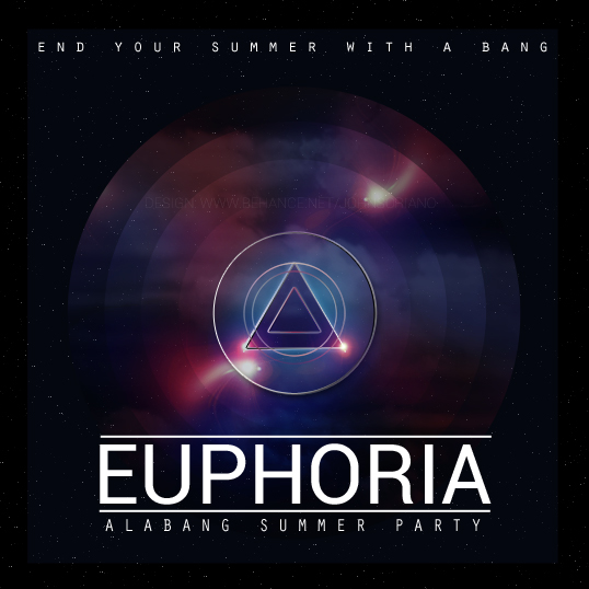 poster poster flyer euphoria art graphic graphic direction  John Soriano john soriano flyer Triangles circles shapes