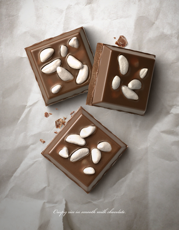 CGI 3D chocolate Food  Luxury chocolates photoreal Chocolate box illustration
