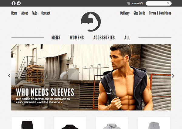 e-commerce Clothing Retail online UI ux Responsive design fitness logo vector