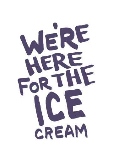 sxsw Jeni's Ice Creams t-shirt apparel lettering type hand-type ice cream