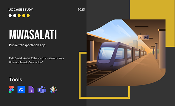 Mwasalati - Public transportation app | UX CASE STUDY