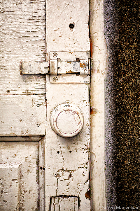 Doors  abstract colorful metal Painted Armenia Yerevan rusty old