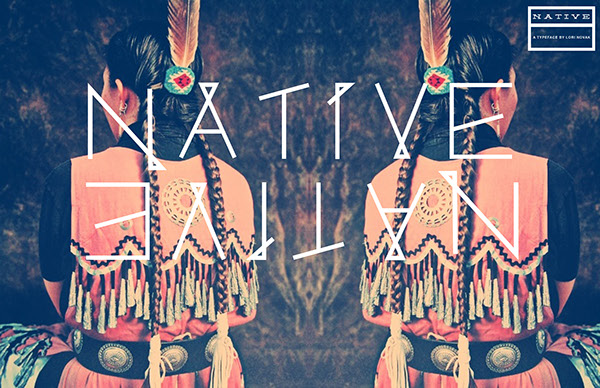 type font indians Angles geometric Poters navajo Free font free