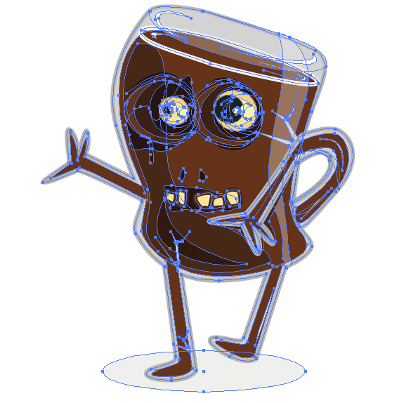 design  zombie  coffee  mugs cartoon Character
