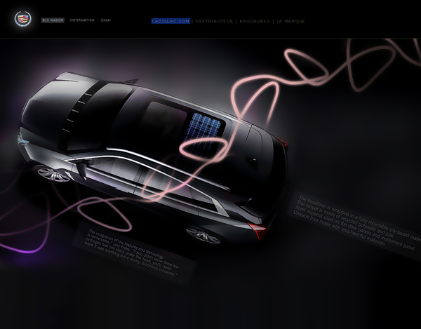 vilmar fernandes postpixel BLS cadillac car Interface Layout UI ux Webdesign