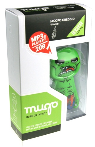 Mugo zombie tattoo Mp3 Player vector