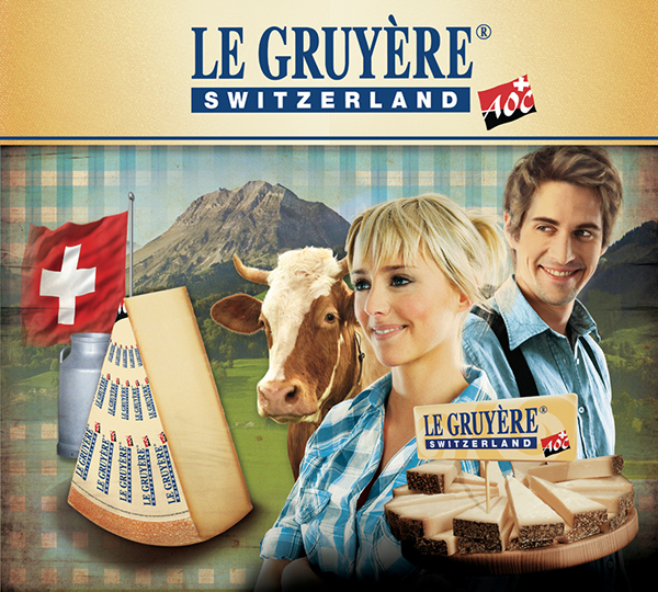 Le gruyère AOC  AOC  gruyère  bus  fromage suisse  melina costas  vintage  Cheese 