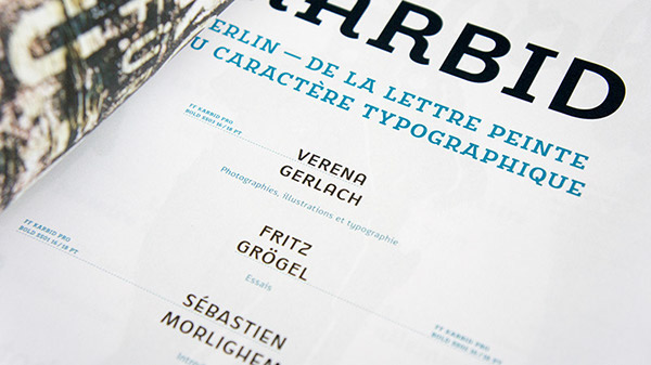ff FontFont Karbid FF Karbid font Typeface type gerlach Verena Gerlach ypsilon