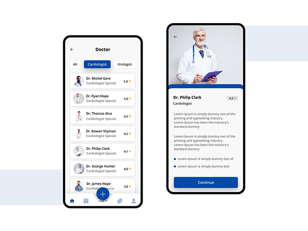 Medical Mobile App UI/UX Design