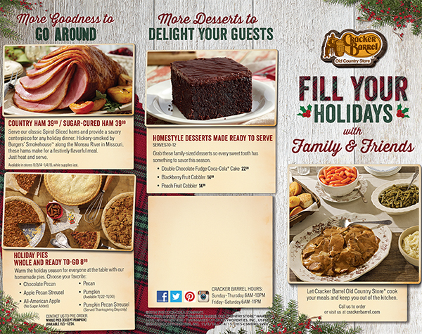 +Crackel Barrel Christmas Dinner - 21 Best Cracker Barrel Christmas Dinner - Most Popular ...