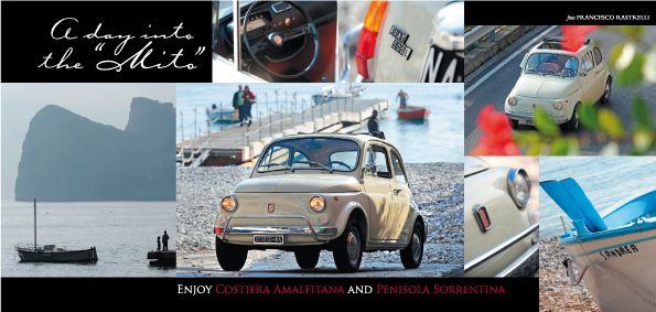 fiat cars Cars Sorrento sea Landscape beautiful place