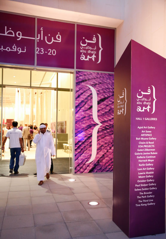 Abu Dhabi Art modern contemporary art fair UAE