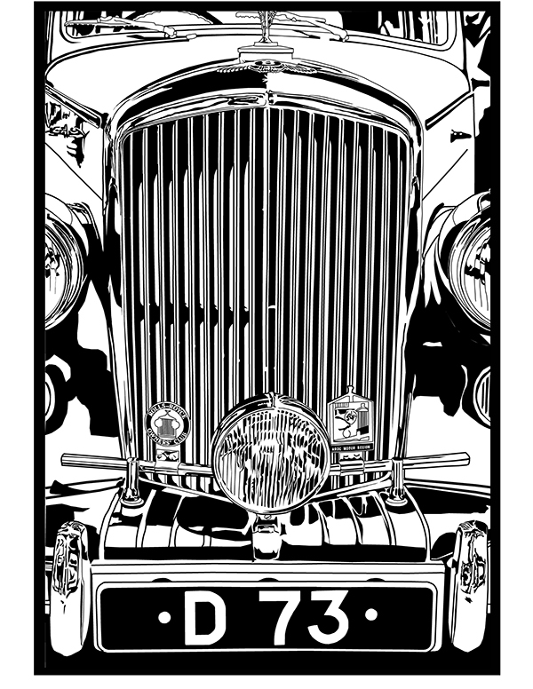 Rolls Royce Digital Illustration on CCS Portfolios