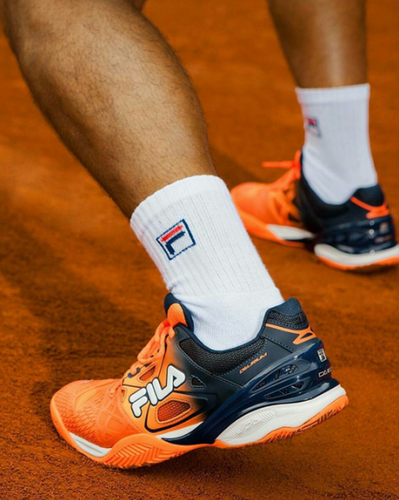 tennis footwear shoes fila clay design