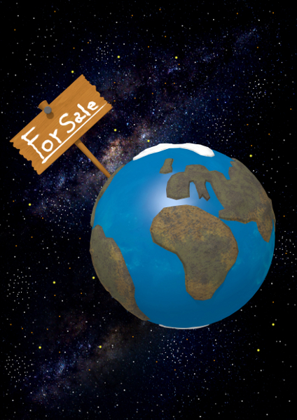earth 3D blender rendering stars starry sale sold commerce world marketing   sign sell