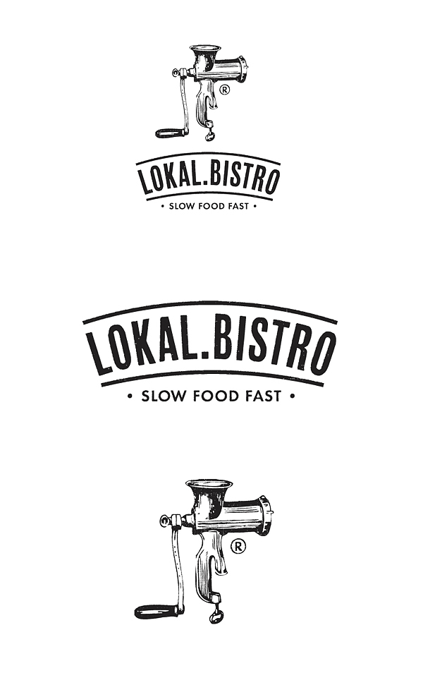 lokal bistro vintage old style burger hamburger Burgers package Food  Fast food slow food beef meat wood