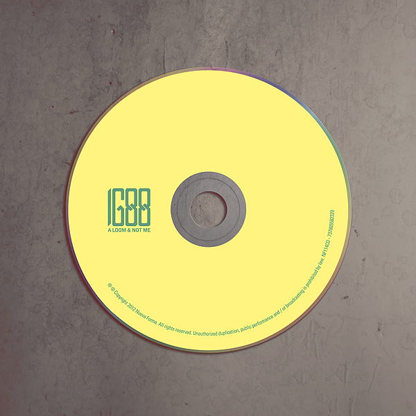 ig88 Nueva Forma album artwork Colorcubic Logotype Layout electronic music Debut Album Logo Design cd artwork digipak Digi Pak