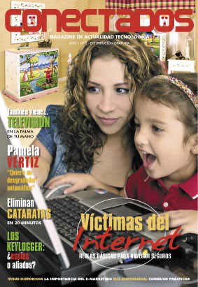 cover magazine family Technology Internet