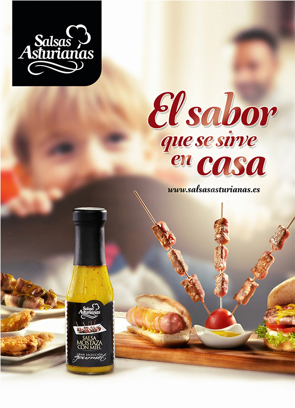 Gráficas publicitarias publicidad alimentaria design salsas asturias