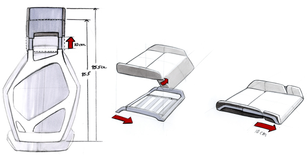 Volvo car seat car seat Vehicle Interior ergonomic