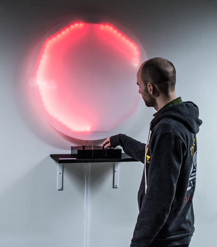 heat beat pulse operated mirror mirror installation interactive art