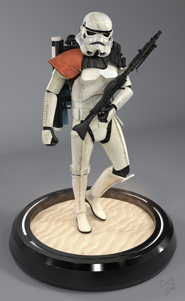  Star  Wars  3D  Models  Stormtroopers on Behance