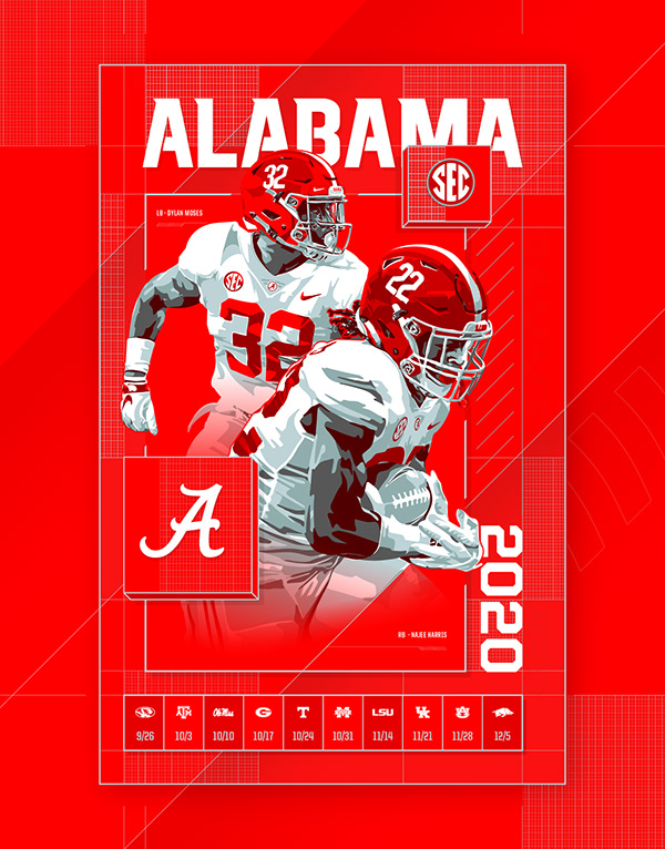 Alabama Football - 2020 Schedule