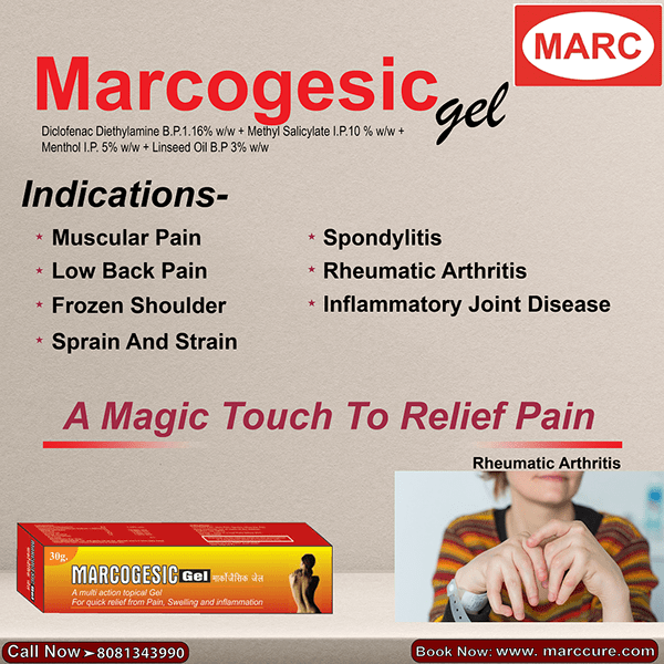Marcogesic gel | A Magic touch to relief pain