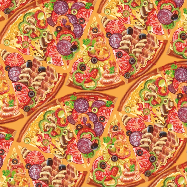 pattern Pizza vector