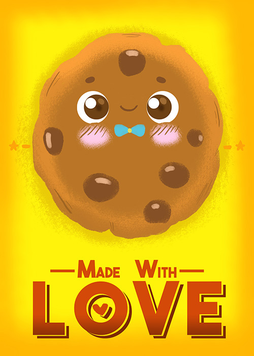 #illustration #cookie #food   