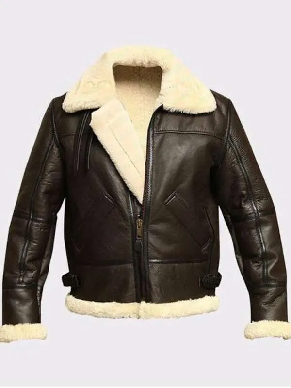sheepskin jacket aviator jacket b3 wii jacket