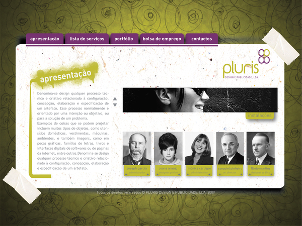 site Pluris Design agencia de publicidade