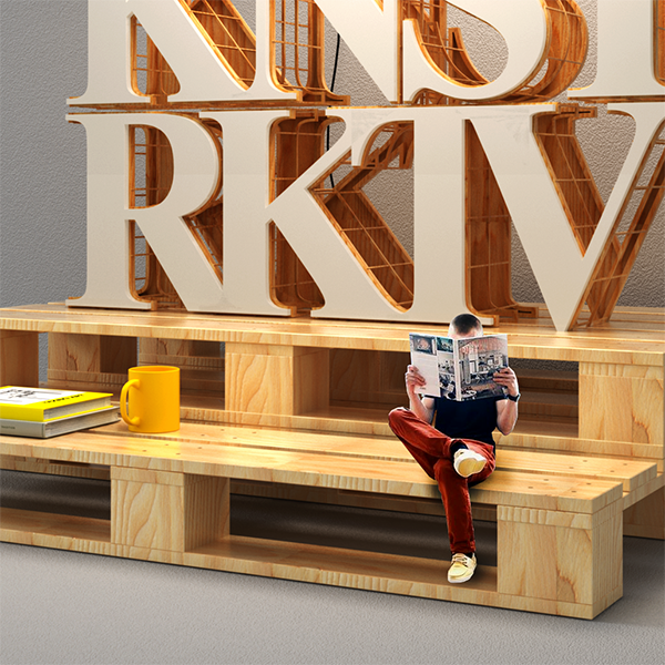 vray Wood Letters wood kinetic mobile lightbox 3D typography 3d letters 3d Poster promo poster wood sculpture sculpture Minimalism Interior Konstruktiv