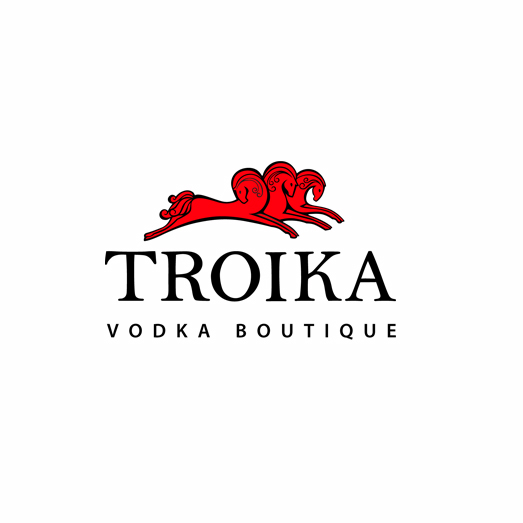 logo Grpahic design horses troika