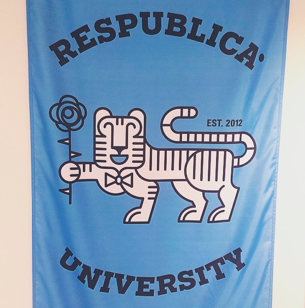 Respublica University logo Herald