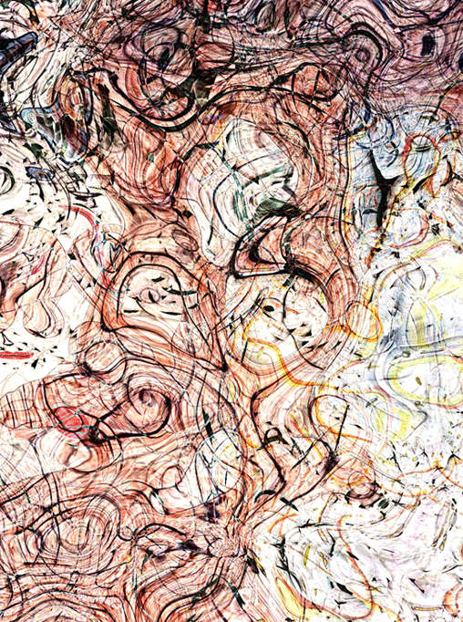 chaos Confusion art watercolour heart broken sad anxiety mind