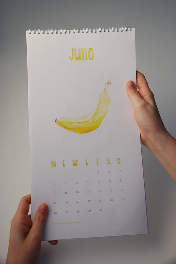 calendar watercolor Calender Calendar 2012 calender 2012 pia ringstad pia b. ringstad pia bjorkedal ringstad pia bjørkedal ringstad HPR diet Fruit vegetable junk junk food
