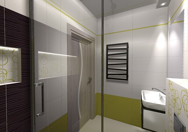 Interior design projekt aranżacja wnętrz łazienka bathroom