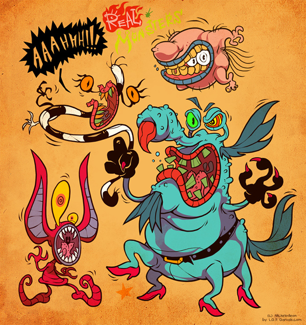 ahh Real Monsters Endless Tribute On Behance