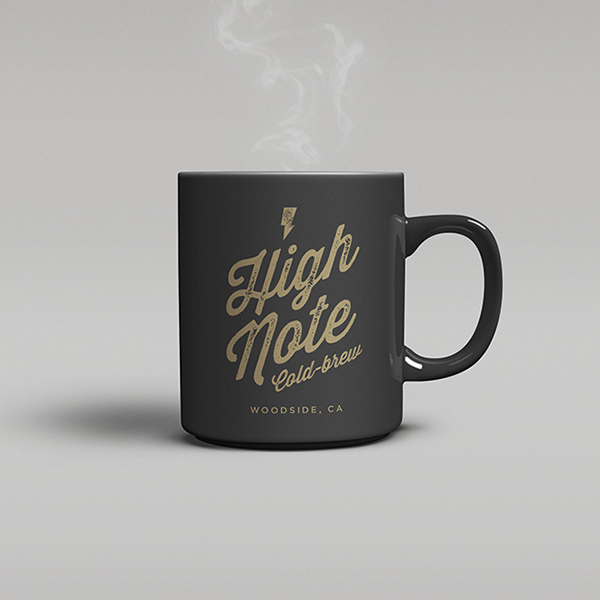 Coffee brand identity cold-brew coffee packaging start-up coffee roaster logo