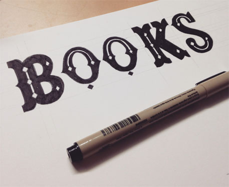 type Custom Lettering lettering art creative pen sketchbook process