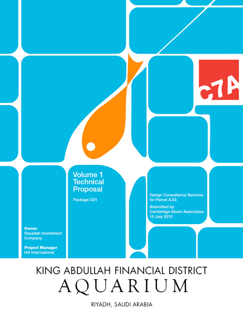 Saudi Arabia aquarium report marketing   Proposal cover riyadh