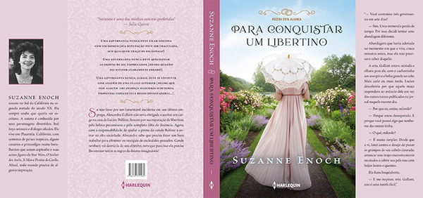 Cover design of "Para conquistar um libertino"